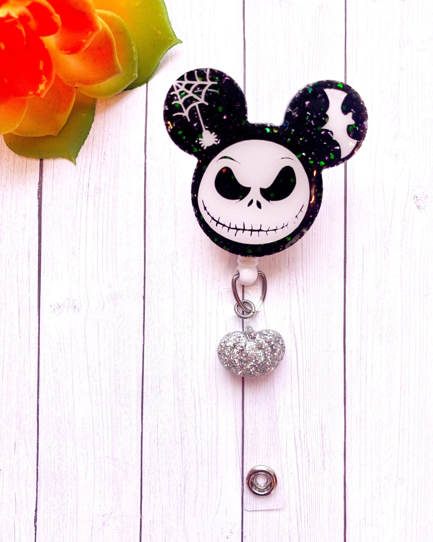 Nightmare before Christmas | jack skillington badge reel| Badge | nightmare before Christmas Badge