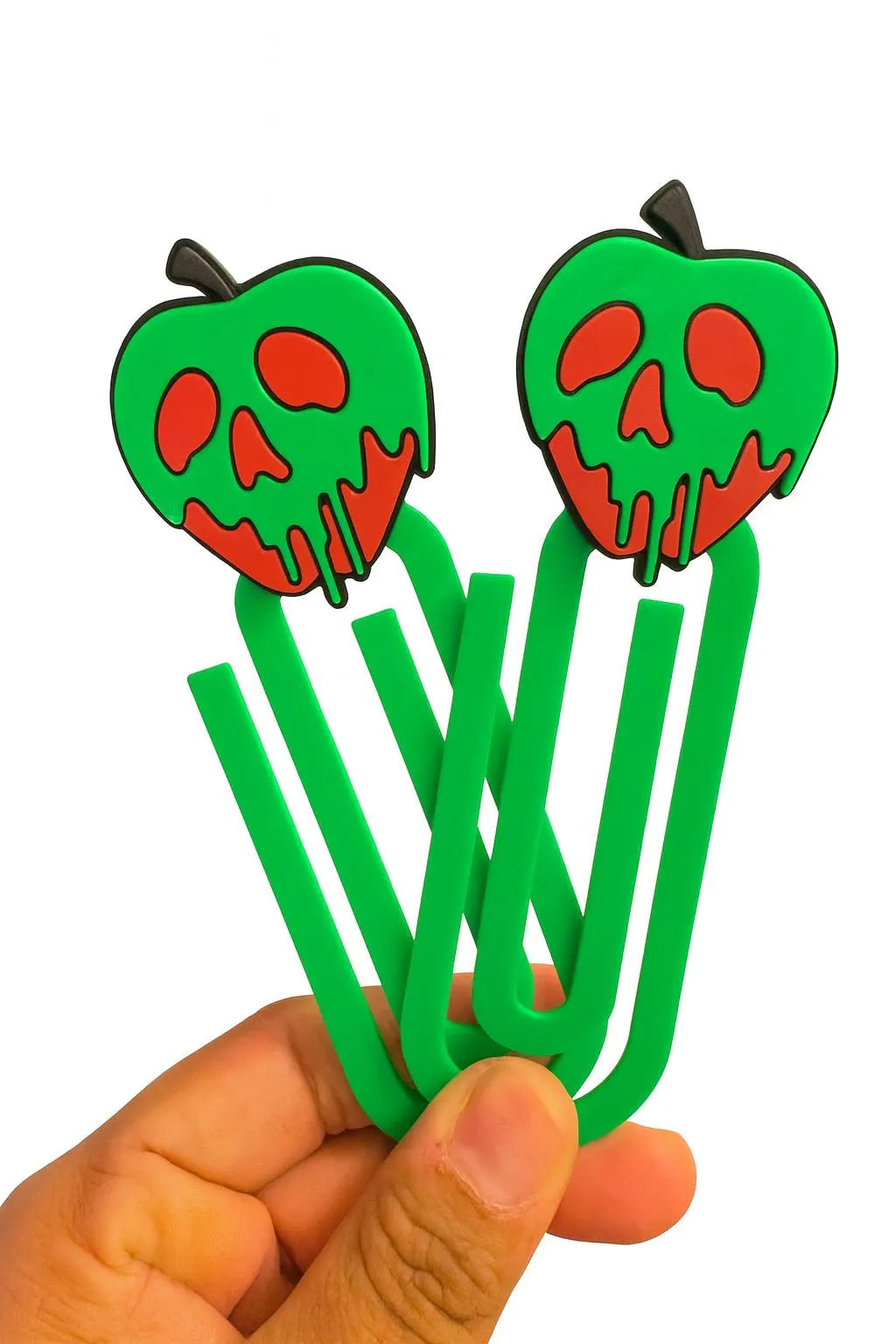 Poison Apple Skull Bookmark STL File – 3D Printable Snow White Inspired Digital Download