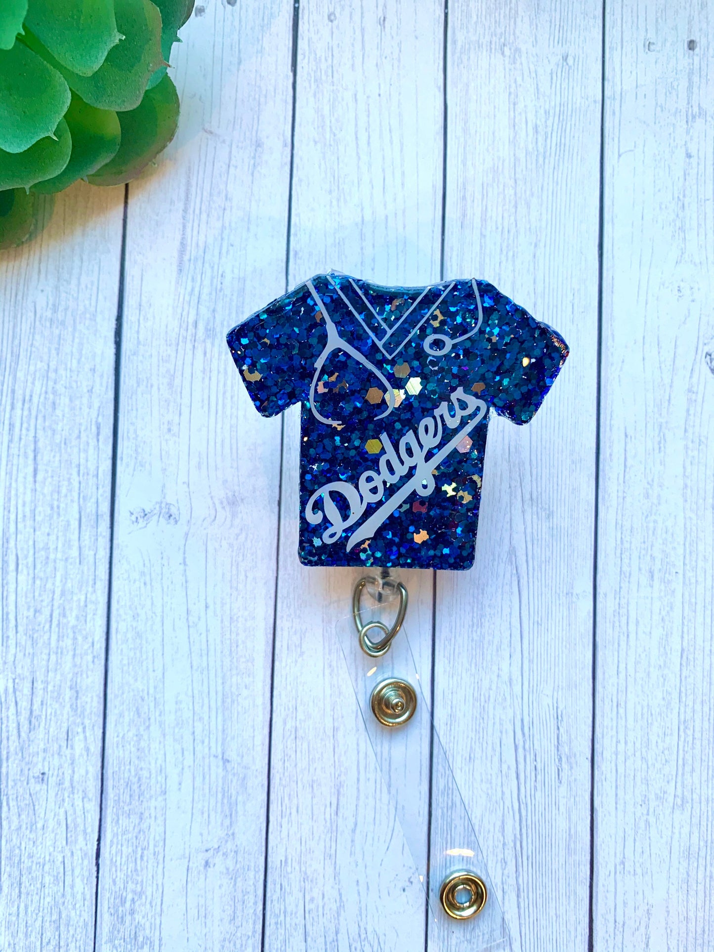 Baseball Badge Reel