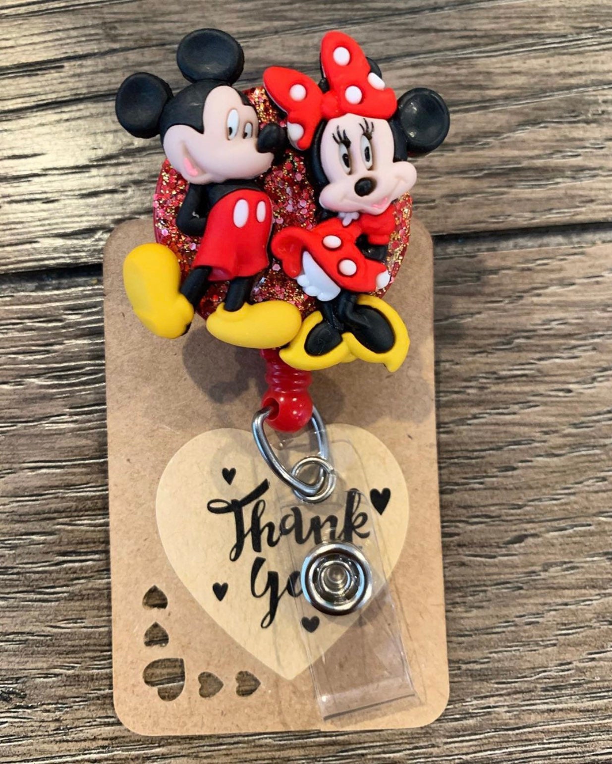 Minnie & Mickey badge Reel