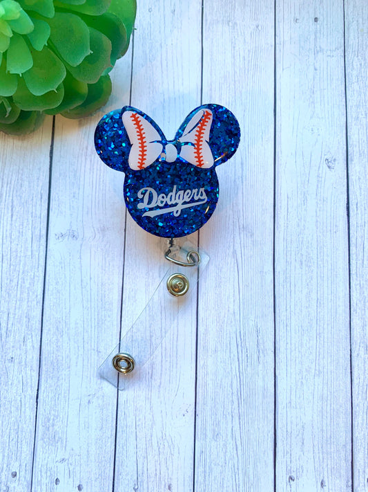 Baseball Badge Reel
