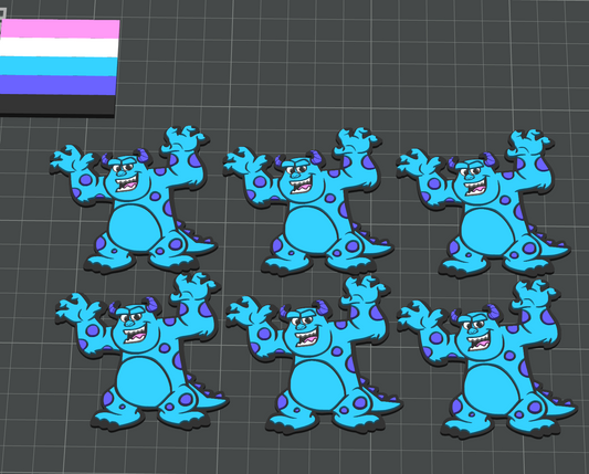 Sully Monster Digital File (5 Colors)