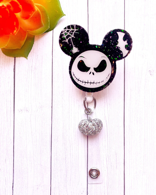 Nightmare before Christmas | jack skillington badge reel| Badge | nightmare before Christmas Badge