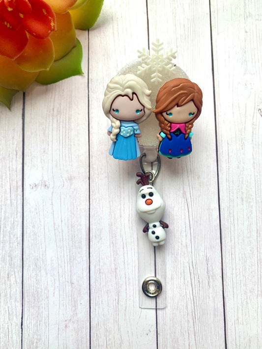 Frozen Badge Reel| Disney Badge| Christmas Badge|