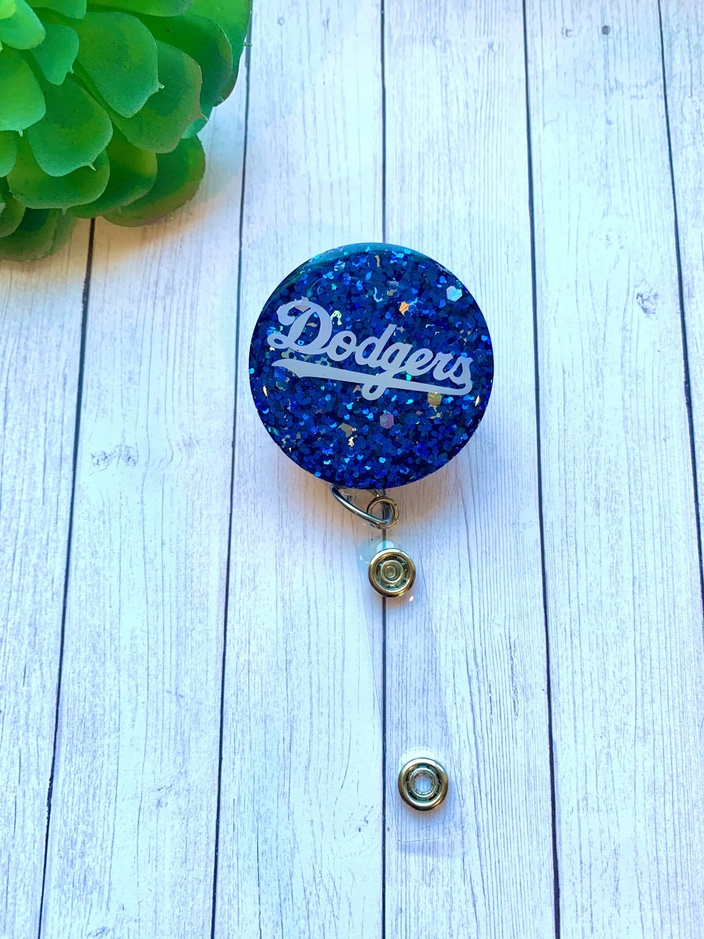 Baseball Badge Reel