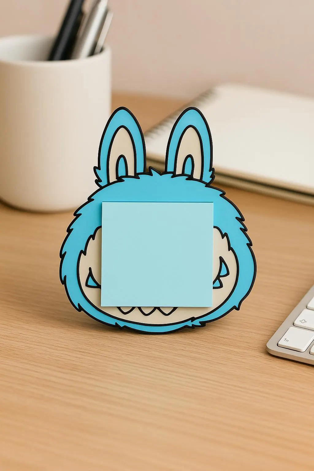 Labubu Sticky Note Holder
